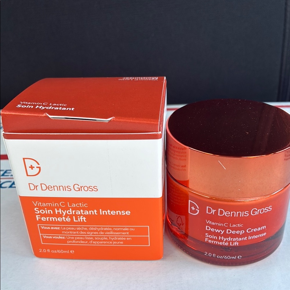 Dr Dennis Gross NIB Dewy Deep Cream Vitamin C Lactic Dewy Deep Cream
